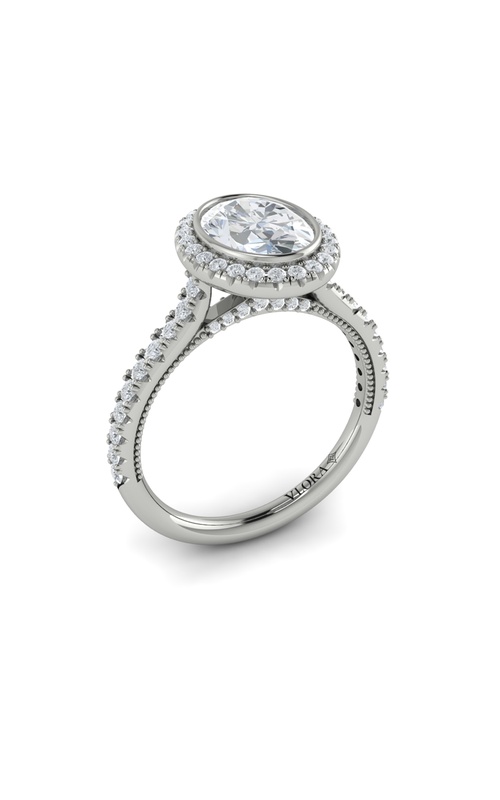 Vlora Halo Engagement Ring VSH20154-OV15-14WG