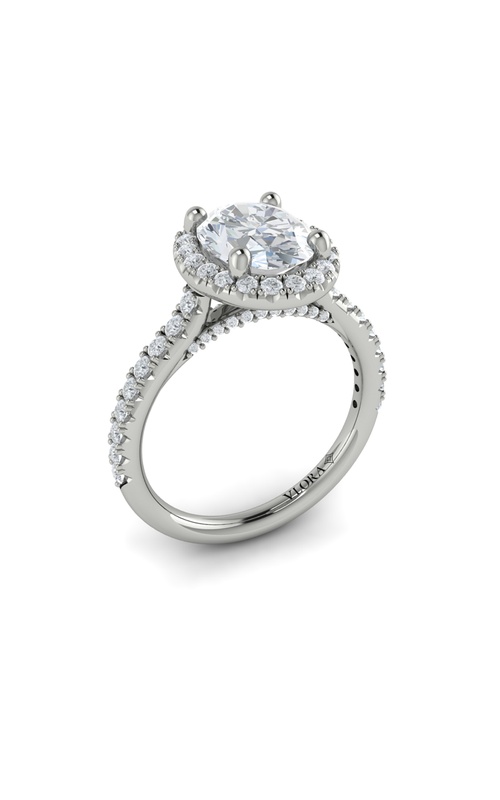 Vlora Halo Engagement Ring VSH20045-OV20-14WG