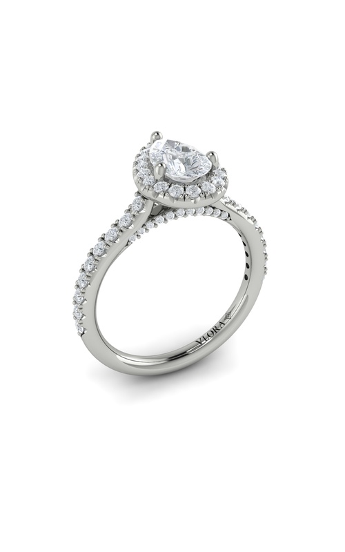 Vlora Halo Engagement Ring VSH20046-PS10-14WG