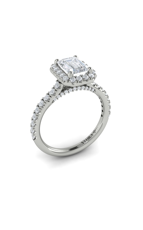 Vlora Halo Engagement Ring VSH20047-EC10-14WG