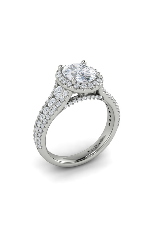 VLORA  Engagement Ring VSH20124-OV15-14WG