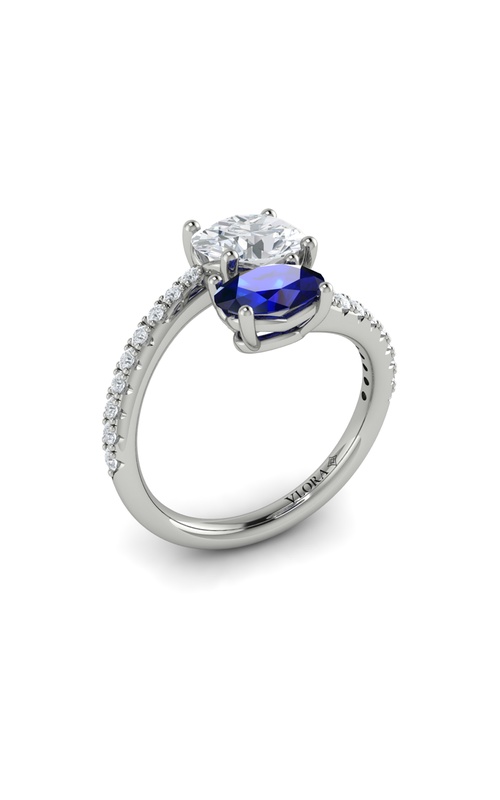 Vlora Two Stone Engagement Ring VSD20235S-14WG