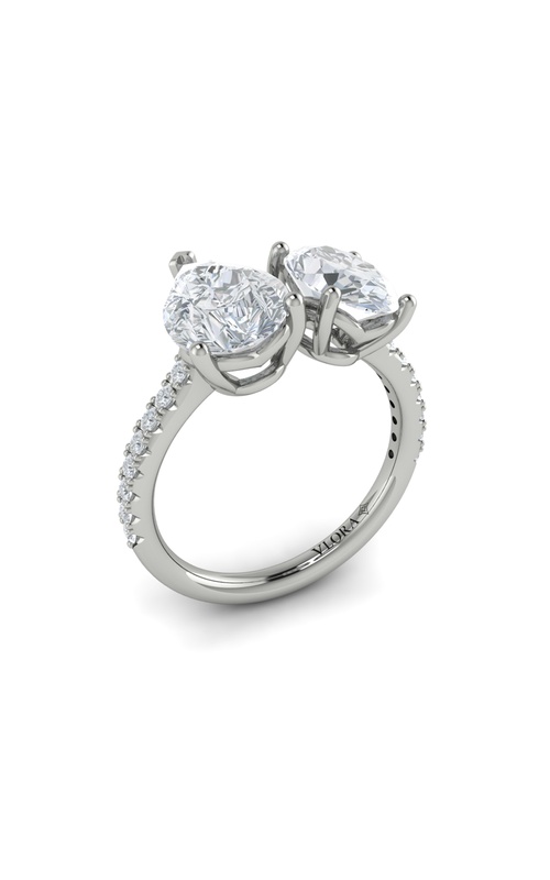 Vlora Two Stone Engagement Ring VSD20238-14WG