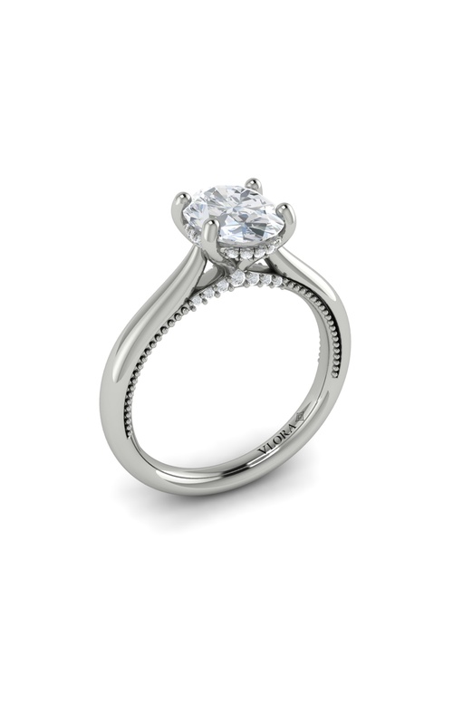 Vlora Solitaire Engagement Ring VSS20070-OV15-14WG