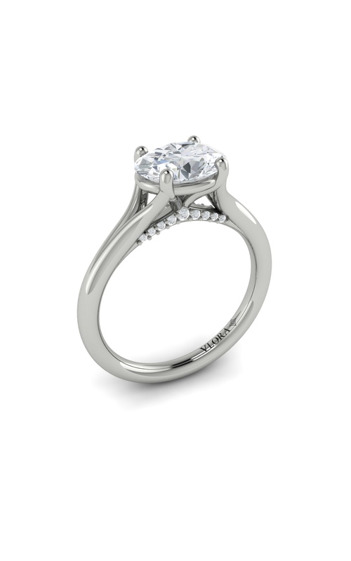 Vlora Solitaire Engagement Ring VSS20076-OV15-14WG Vlora Solitaire Engagement Ring VSS20076-OV15-14WG