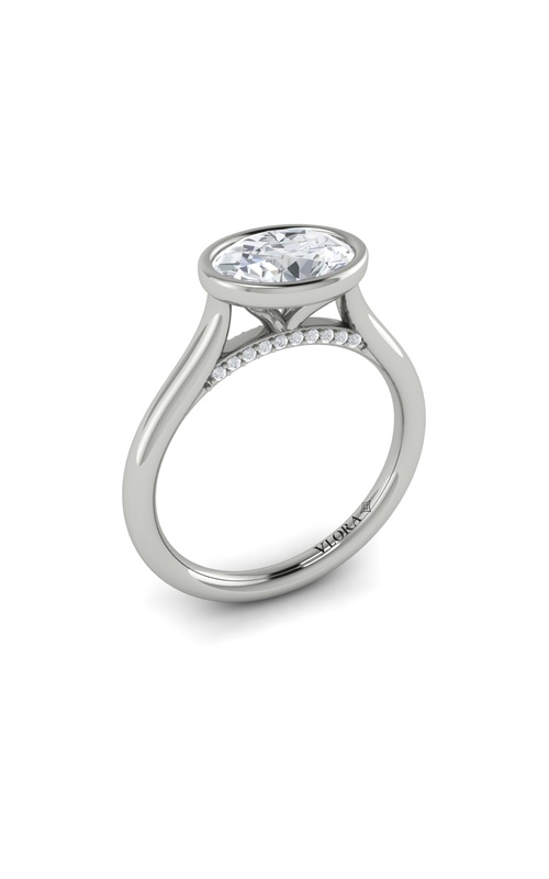 Vlora Solitaire Engagement Ring VSS20081-OV15-14WG