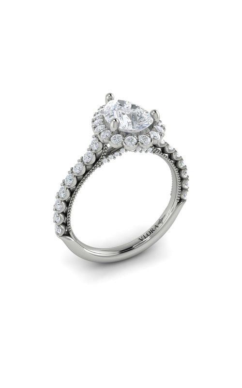 Vlora Halo Engagement Ring VSH20052-PS15-14WG