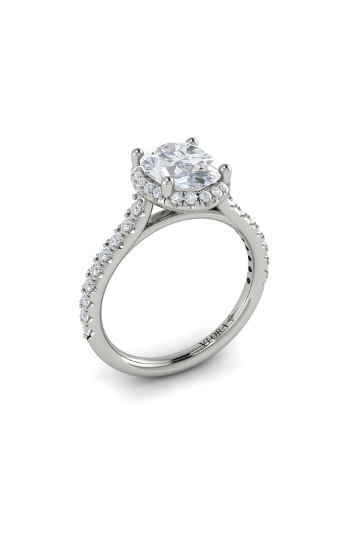 Vlora Halo Engagement Ring VSC20323-OV20-14WG