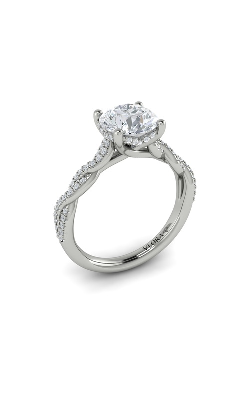 VLORA  Engagement Ring VSC20104-RD15-14WG