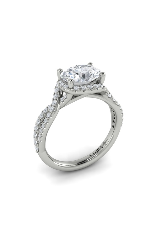 Vlora Classic Engagement Ring VSC20288-OV15-14WG