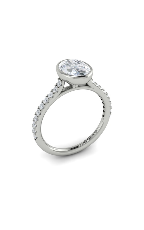 Vlora Classic Engagement Ring VSC20267-OV15-14WG