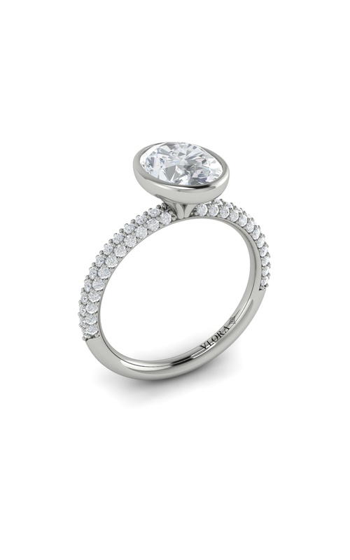 Vlora Classic Engagement Ring VSC20276-OV20-14WG