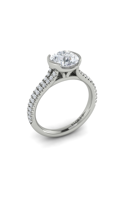 Vlora Classic Engagement Ring VSC20275-RD15-14WG