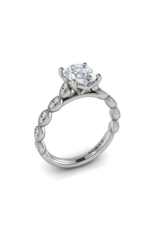 Vlora Classic Engagement Ring VSC20252-OV15-14WG Vlora Classic Engagement Ring VSC20252-OV15-14WG