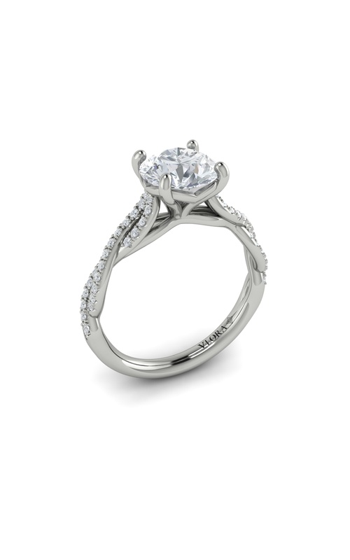 Vlora Classic Engagement Ring VSC20110-RD15-14WG Vlora Classic Engagement Ring VSC20110-RD15-14WG