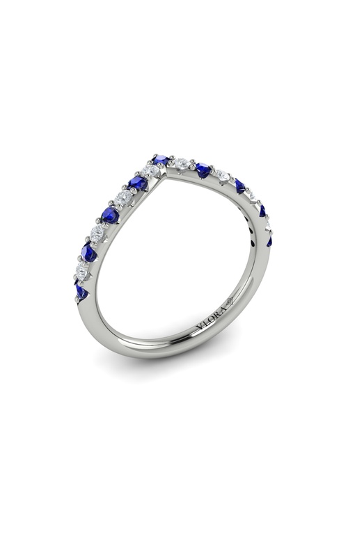 Vlora Colored Wedding Band VW62004S-14WG