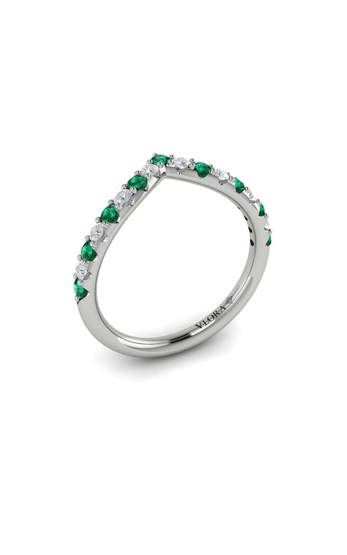 Vlora Colored Wedding Band VW62004E-14WG