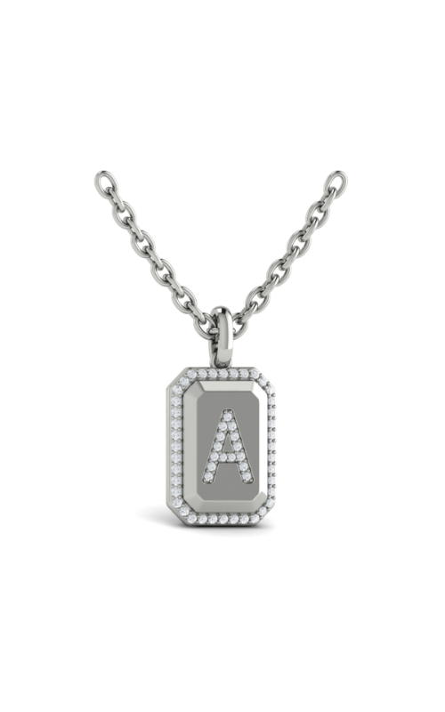 VLORA Amuleta Necklace VP60517-M-14WG | Hal Davis Jewelers