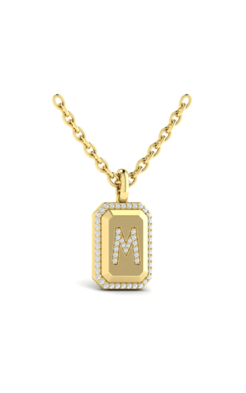 VLORA Amuleta Necklace VP60517-M-14WG | Hal Davis Jewelers