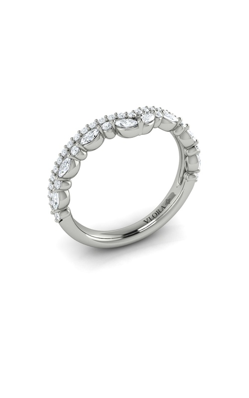 Vlora Contour Wedding Band VW51082-14WG