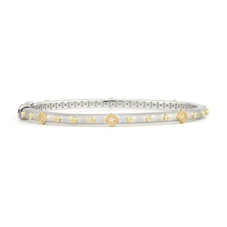 JUDE FRANCES MIXED METAL KITE BANGLE
