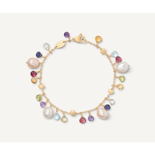 MARCO BICEGO PARADISE MIX GEMSTONE AND PEARL BRACELET