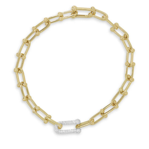 MADISON  L DESIGNS DIAMOND HARDWARE STYLE BRACELET