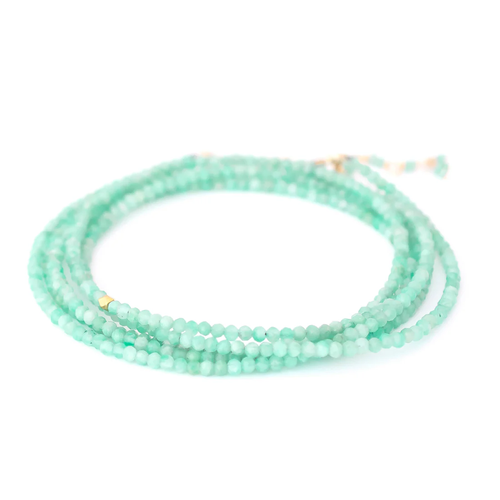ANNE SPORTUN AMAZONITE  WRAP BRACELET- NECKLACE