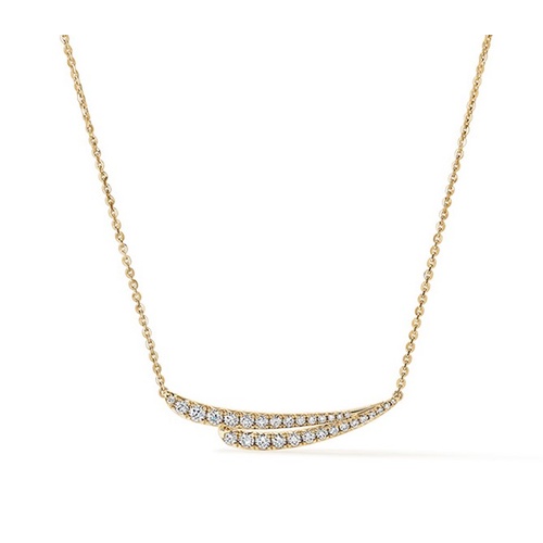 HEARTS ON FIRE- FASHION VELA PAVE DIAMOND PENDANT
