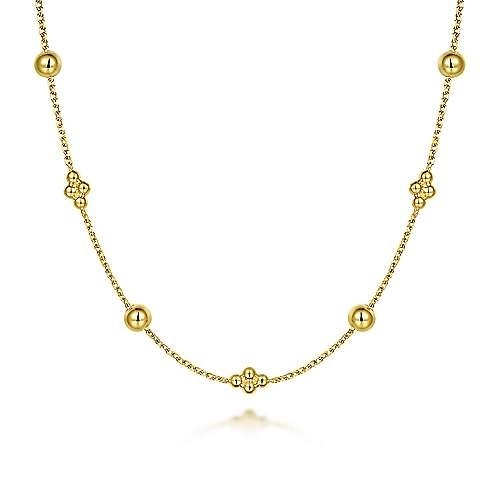GABRIEL AND CO FASHION BUJUKAN BEAD STATION NECKLACE