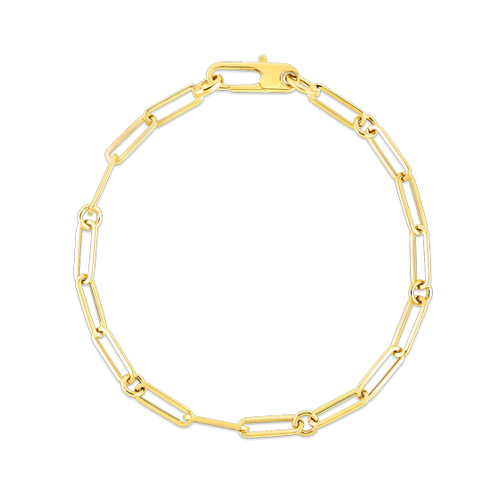 ROBERTO COIN PAPER CLIP CHAIN BRACELET