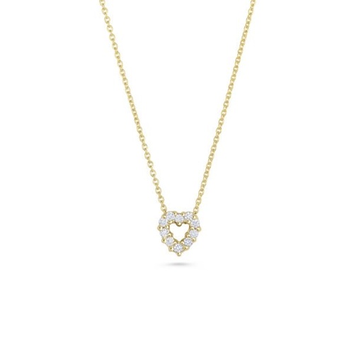 ROBERTO COIN TINY TREASURES DIAMOND HEART PENDANT