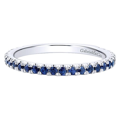 GABRIEL AND CO FASHION SAPPHIRE STACKING BAND