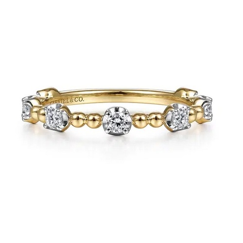 GABRIEL AND CO FASHION DIAMOND STACKABLE BAND