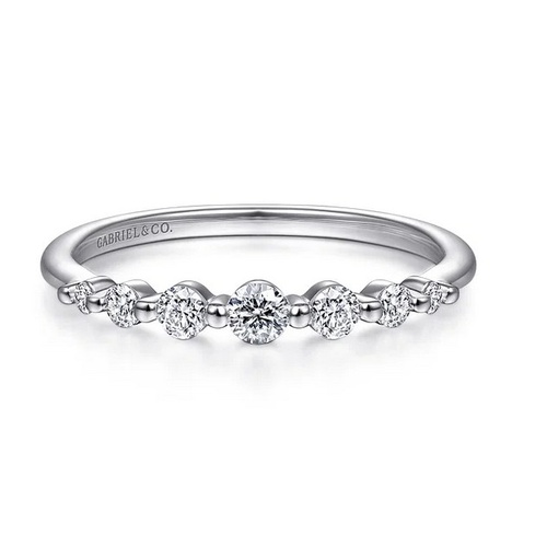 GABRIEL AND CO FASHION DIAMOND STACKABLE BAND