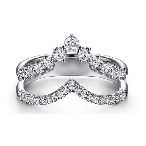 GABRIEL AND CO FASHION KASLIQUE GRADUATED CHEVRON STACKING BAND