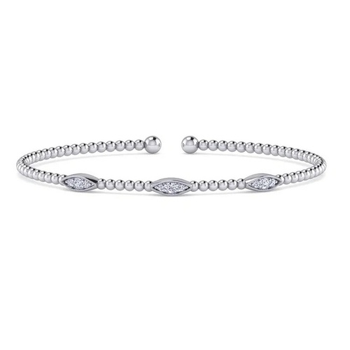 GABRIEL AND CO FASHION BUJUKAN DIAMOND CUFF BRACELET