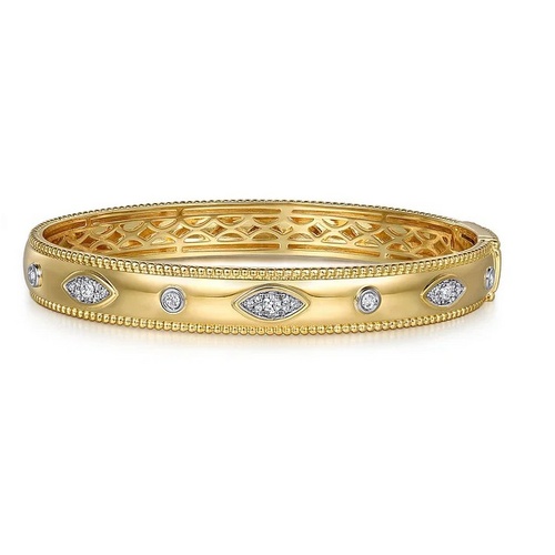 GABRIEL AND CO FASHION BUJUKAN DIAMOND BANGLE BRACELET