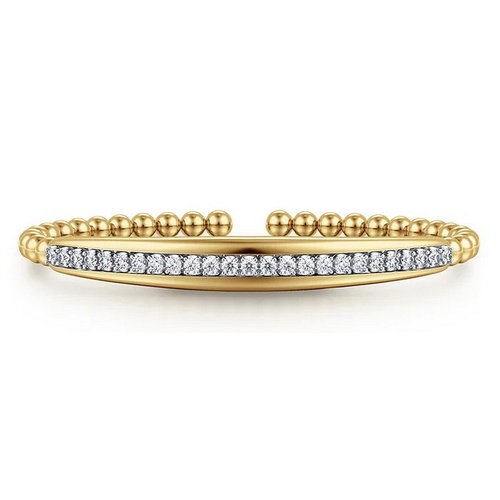 GABRIEL AND CO FASHION BUJUKAN DIAMOND BANGLE BRACELET WITH LOCK