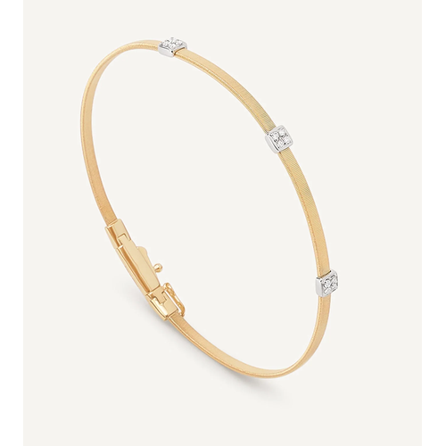 MARCO BICEGO MASAI DIAMOND STATION COIL  BRACELET