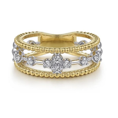 GABRIEL AND CO FASHION BUJUKAN DIAMOND BAND