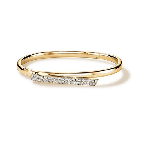 HEARTS ON FIRE- FASHION INSIDE/OUT DIAMOND FLIP BANGLE BRACELET