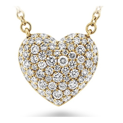 MEMOIRE BRIDAL DIAMOND PAVE HEART