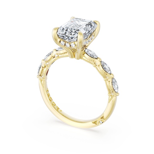 TACORI SCULPTED CRESCENT DIAMOND ENGAGEMENT RING