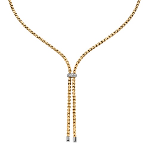 FOPE EKA DIAMOND LARIAT NECKLACE