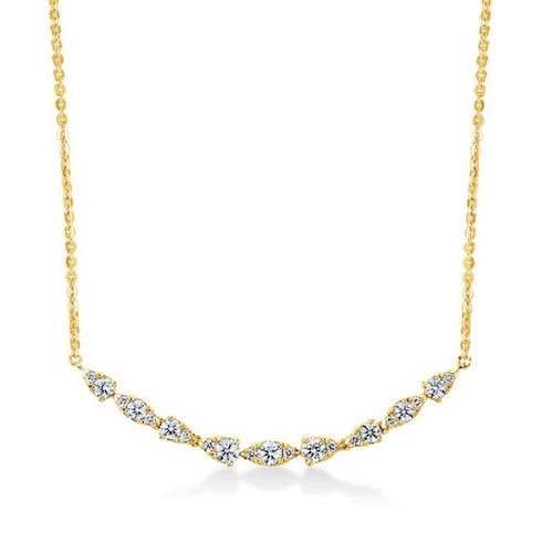 HEARTS ON FIRE- FASHION AERIAL DEWDROP NECKLACE