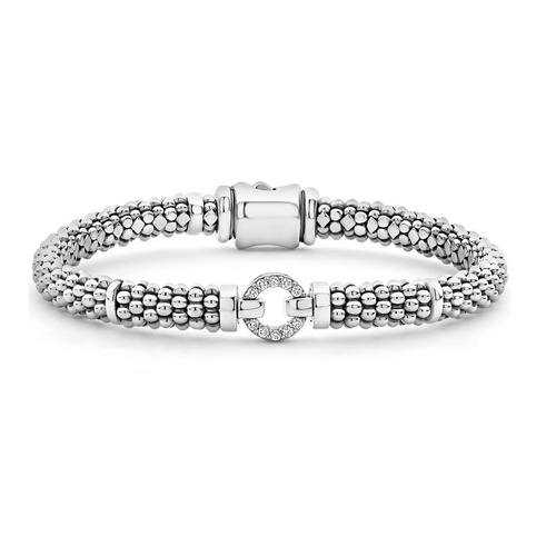 LAGOS ENSO DIAMOND CIRCLE BRACELET