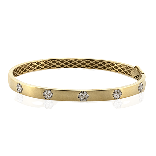 SIMON G FASHION DIAMOND CLUSTER BANGLE BRACELET