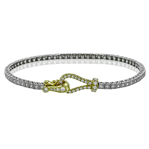 SIMON G FASHION BUCKLE STYLE LINE BRACELET