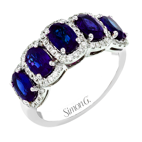 SIMON G FASHION SAPPHIRE AND DIAMOND BAND